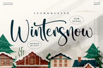 Wintersnow Font for Design Projects & Creative Ideas